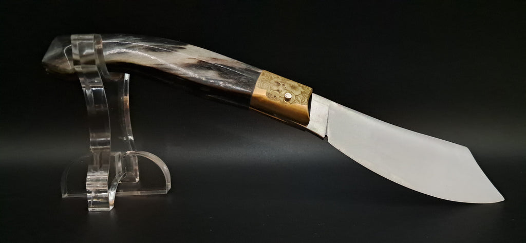 COLTELLO ARTIGIANALE IN STILE SCUOIO