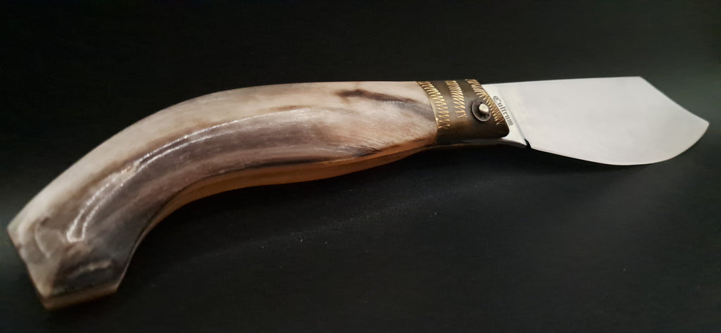 COLTELLO ARTIGIANALE IN STILE SCUOIO