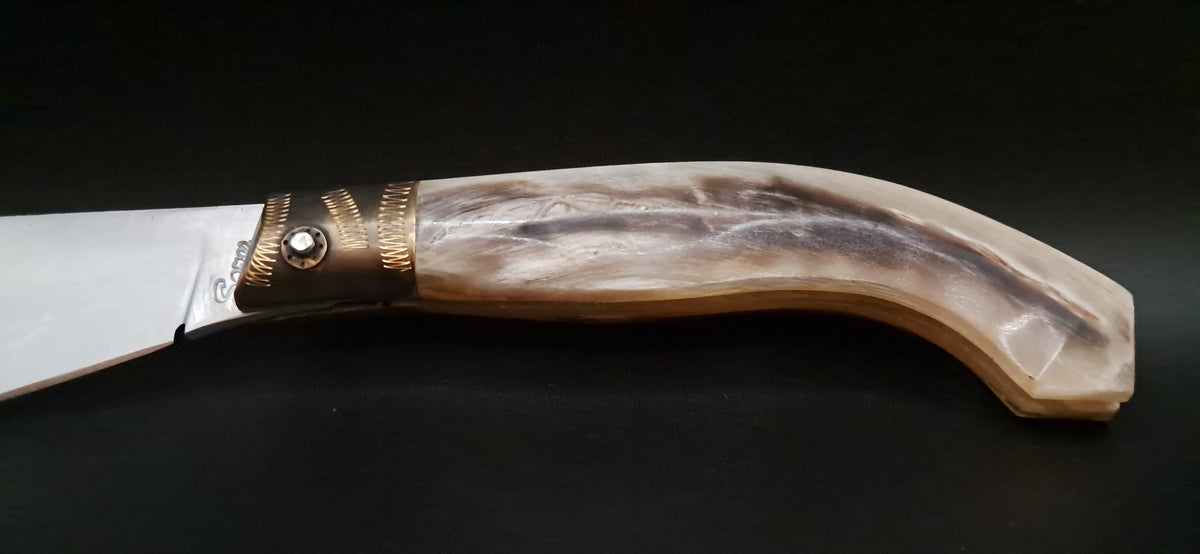 COLTELLO ARTIGIANALE IN STILE SCUOIO