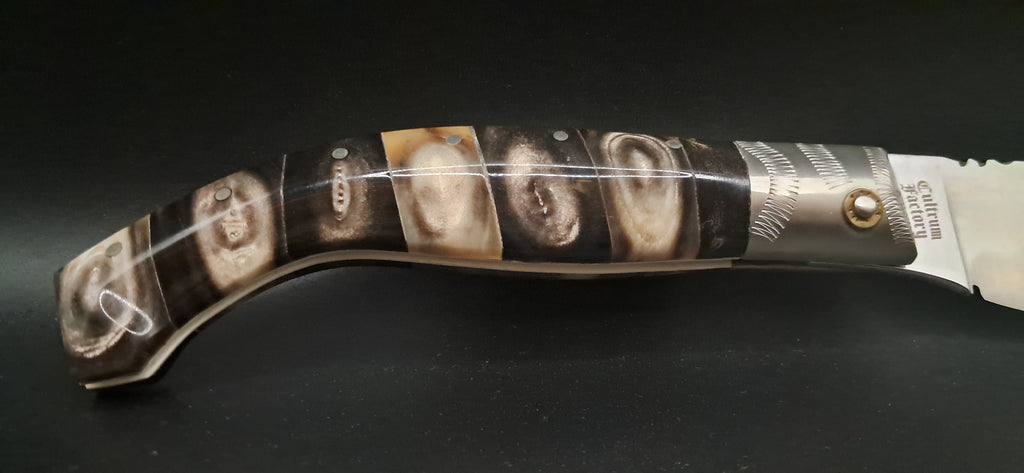 COLTELLO ARTIGIANALE IN STILE SCUOIO