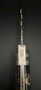 COLTELLO ARTIGIANALE IN STILE SCUOIO