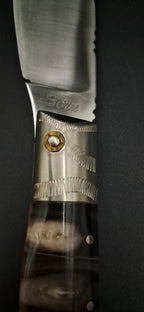 COLTELLO ARTIGIANALE IN STILE SCUOIO