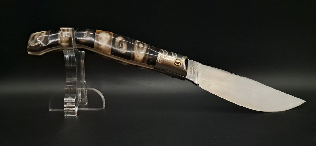 COLTELLO ARTIGIANALE IN STILE SCUOIO