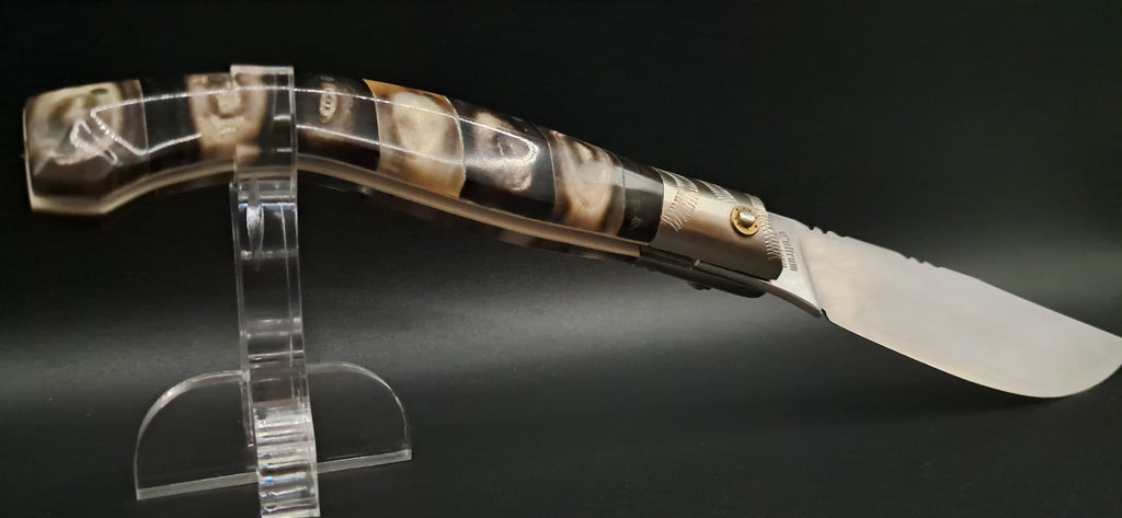 COLTELLO ARTIGIANALE IN STILE SCUOIO