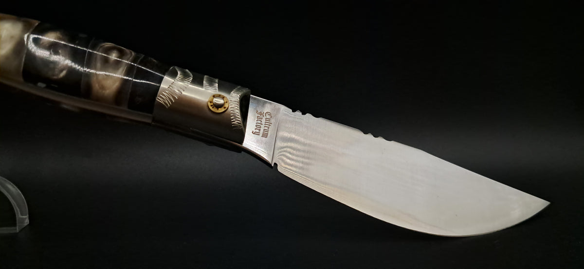 COLTELLO ARTIGIANALE IN STILE SCUOIO