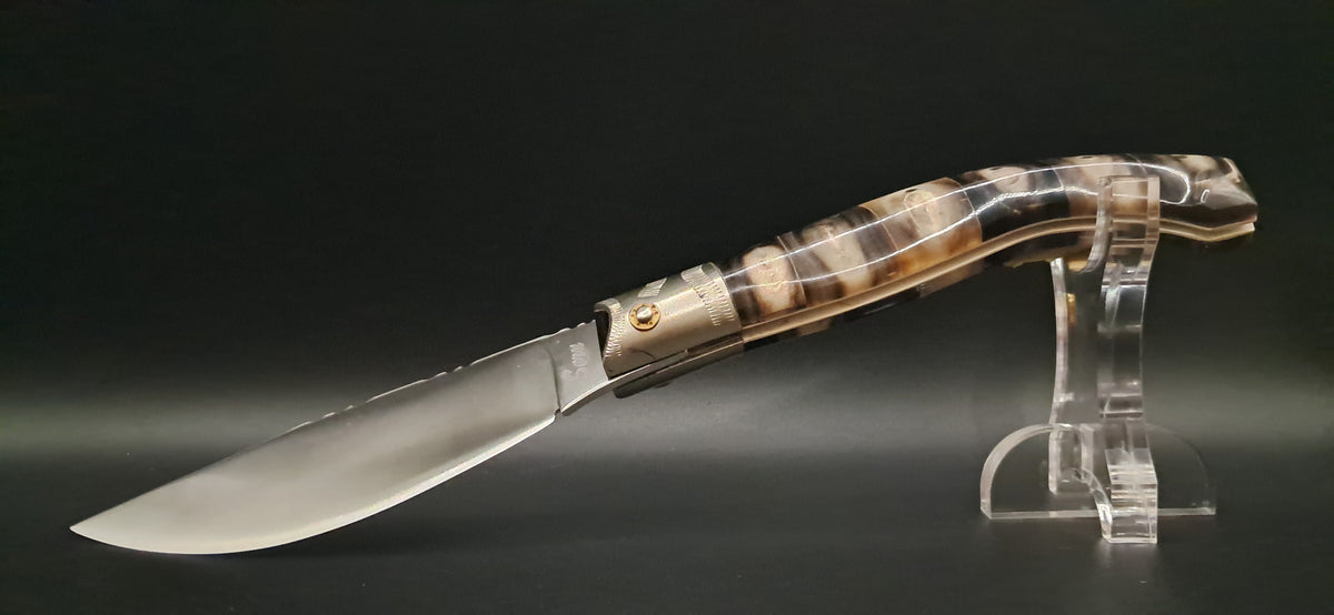 COLTELLO ARTIGIANALE IN STILE SCUOIO