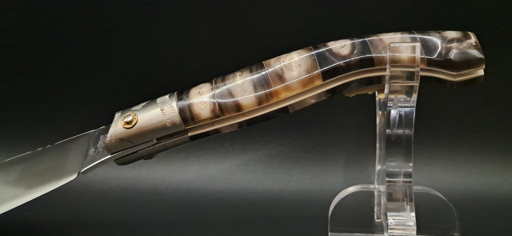 COLTELLO ARTIGIANALE IN STILE SCUOIO