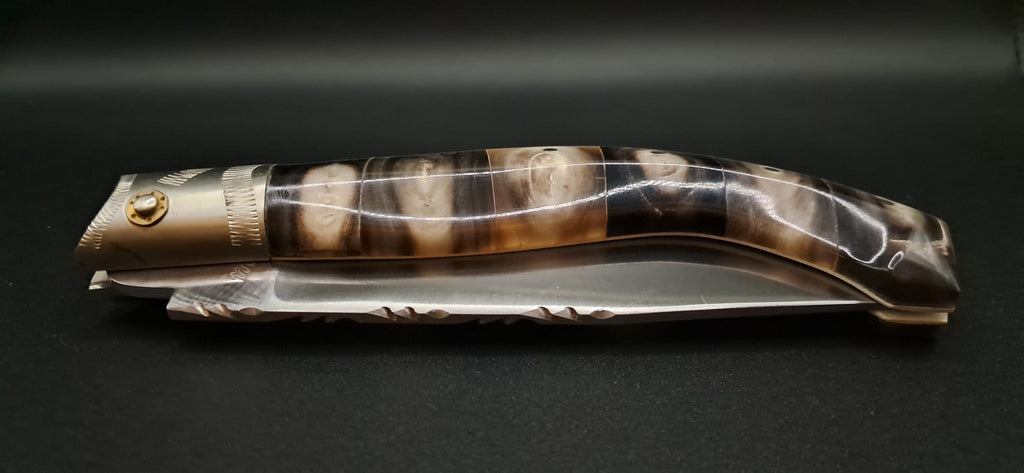 COLTELLO ARTIGIANALE IN STILE SCUOIO