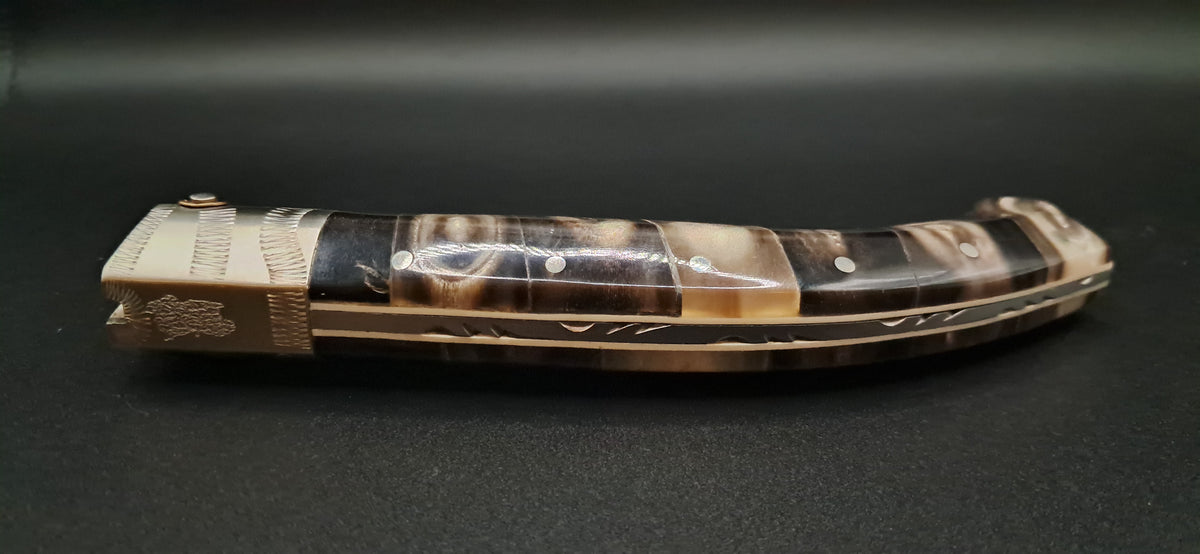 COLTELLO ARTIGIANALE IN STILE SCUOIO