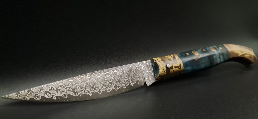 COLTELLO ARTIGIANALE IN STILE DORGALESE