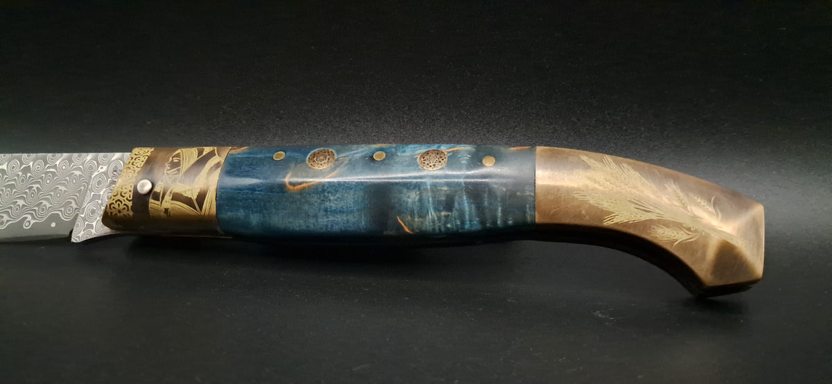 COLTELLO ARTIGIANALE IN STILE DORGALESE