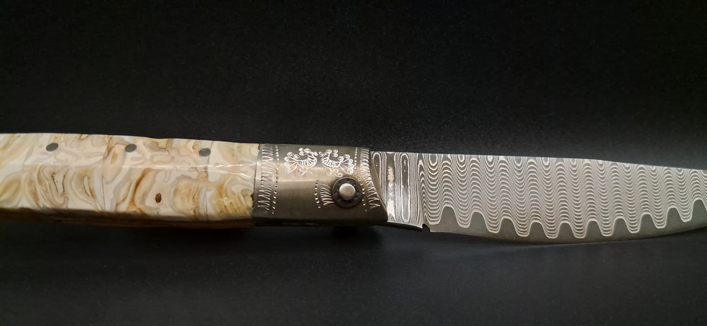 COLTELLO ARTIGIANALE IN STILE PATTADESE