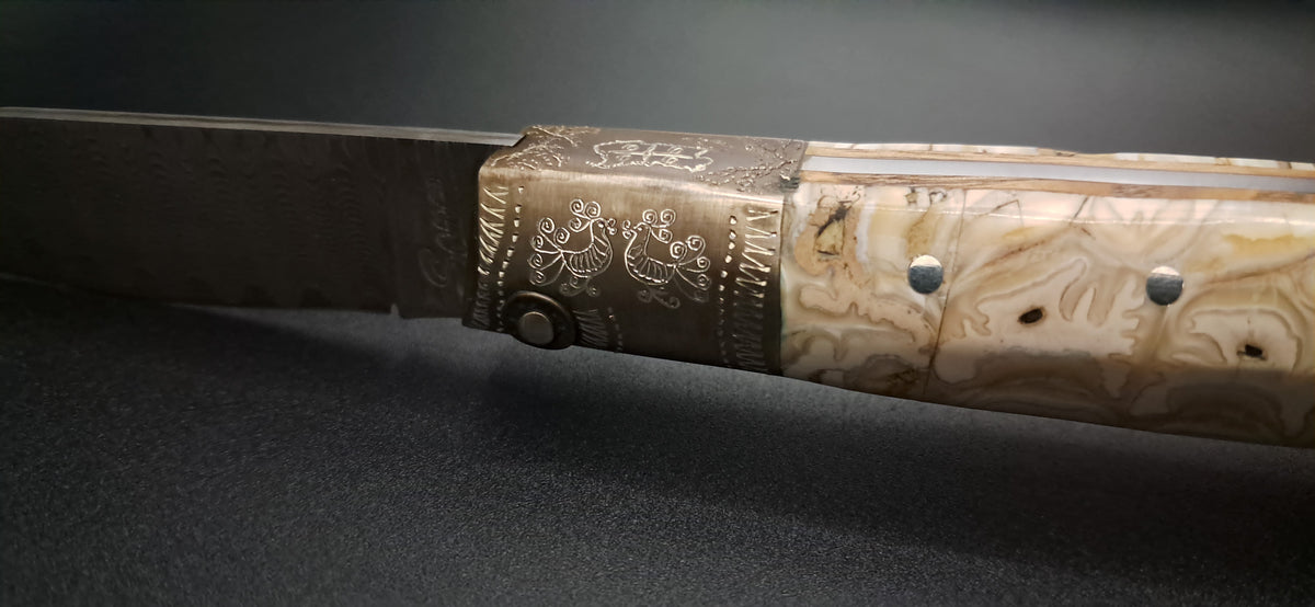 COLTELLO ARTIGIANALE IN STILE PATTADESE