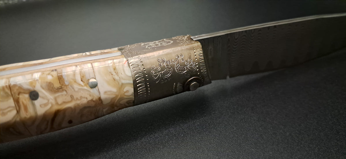 COLTELLO ARTIGIANALE IN STILE PATTADESE