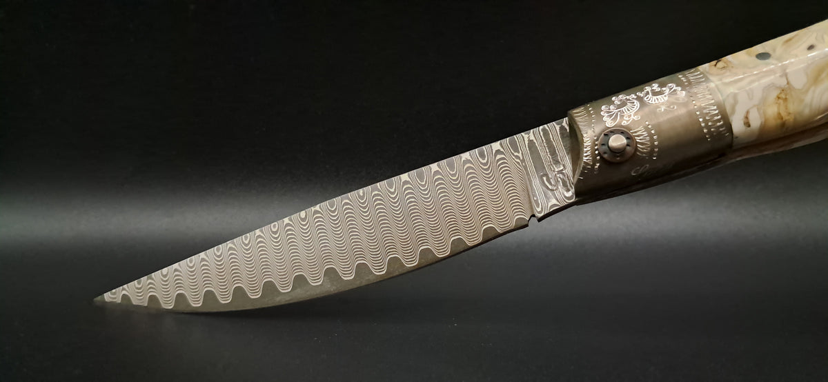 COLTELLO ARTIGIANALE IN STILE PATTADESE