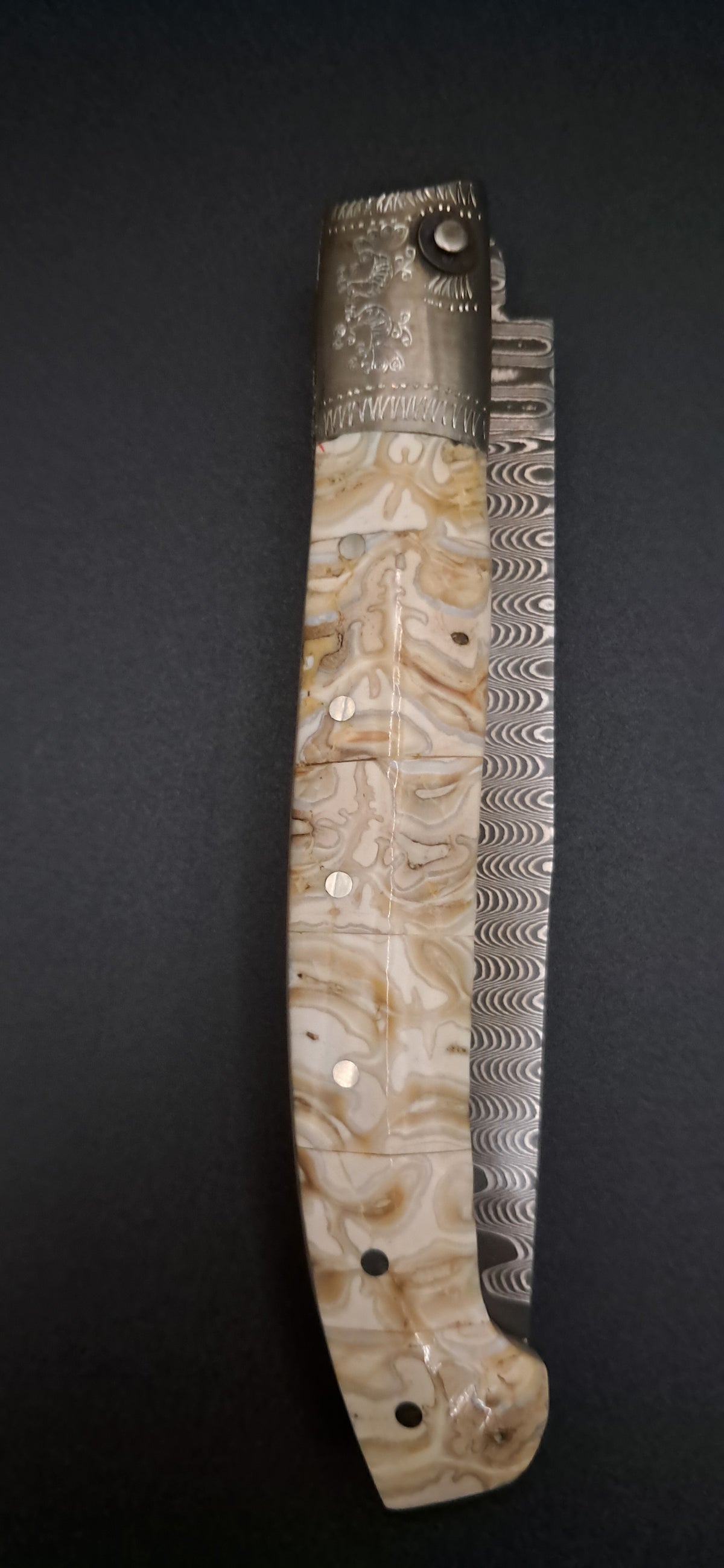 COLTELLO ARTIGIANALE IN STILE PATTADESE