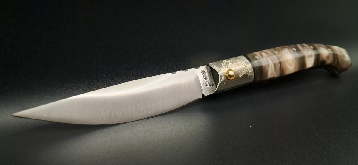 COLTELLO ARTIGIANALE IN STILE PATTADESE