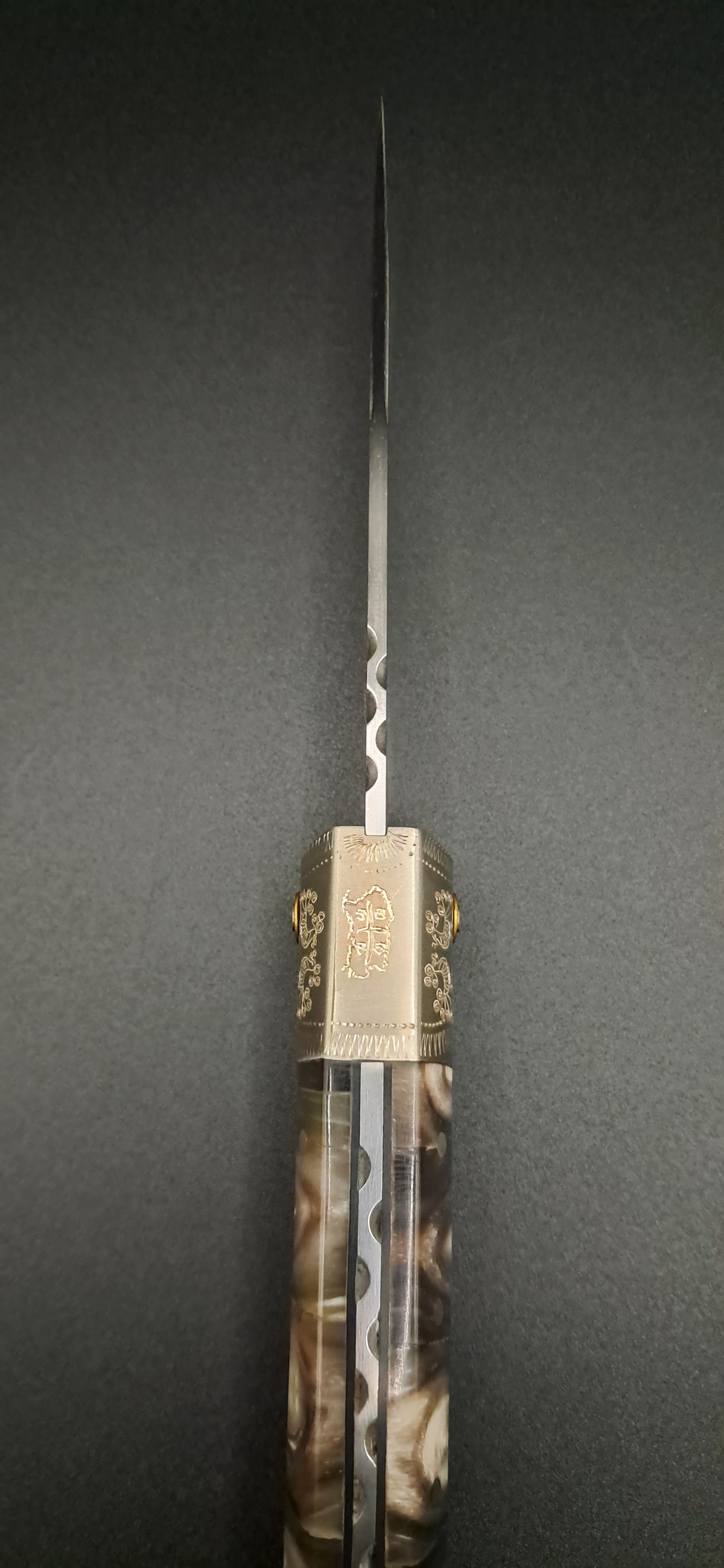 COLTELLO ARTIGIANALE IN STILE PATTADESE