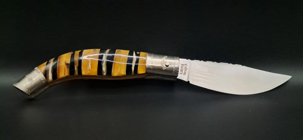 COLTELLO ARTIGIANALE IN STILE SCUOIO