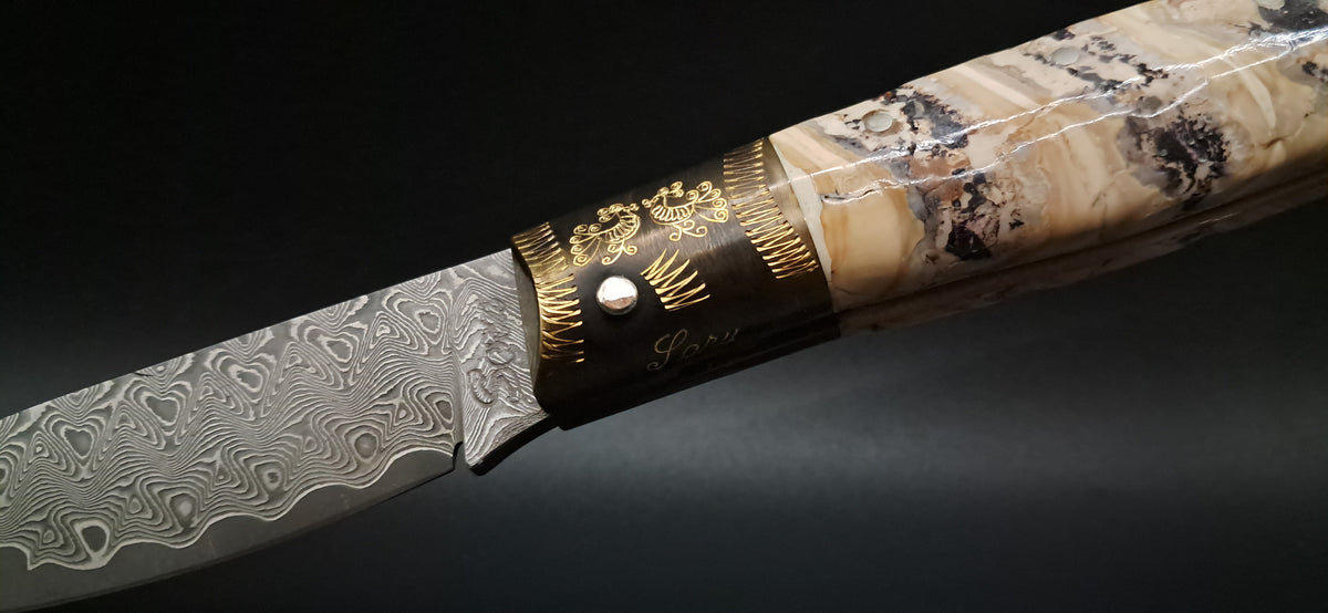 COLTELLO ARTIGIANALE IN STILE DORGALESE